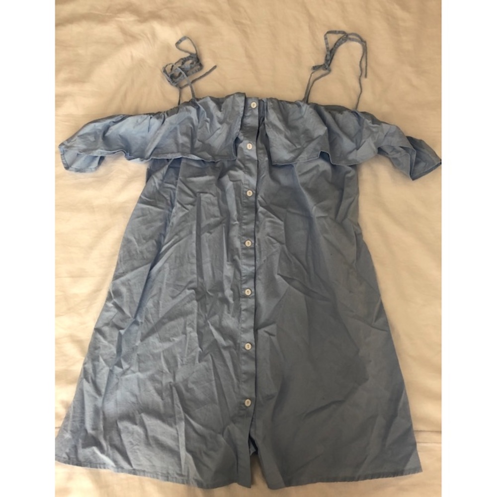 Light Blue Summer Mini Dress